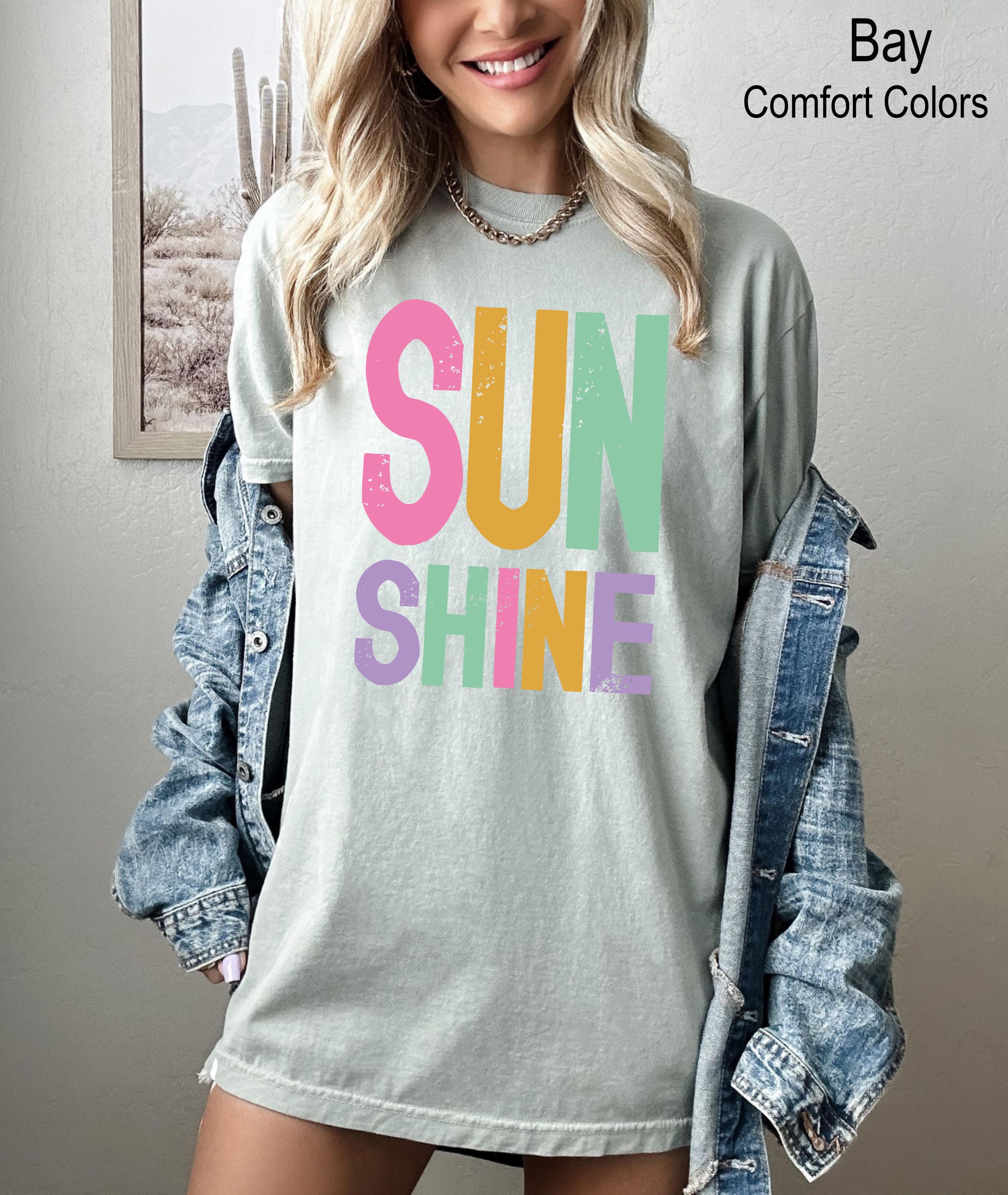 Sunshine T-Shirt, Vintage Sunshine Tee, Hello Sunshine T-Shirt, Retro Beach Vacation Tee, Beachy Vibes Shirts, You Are My Sunshine Shirt