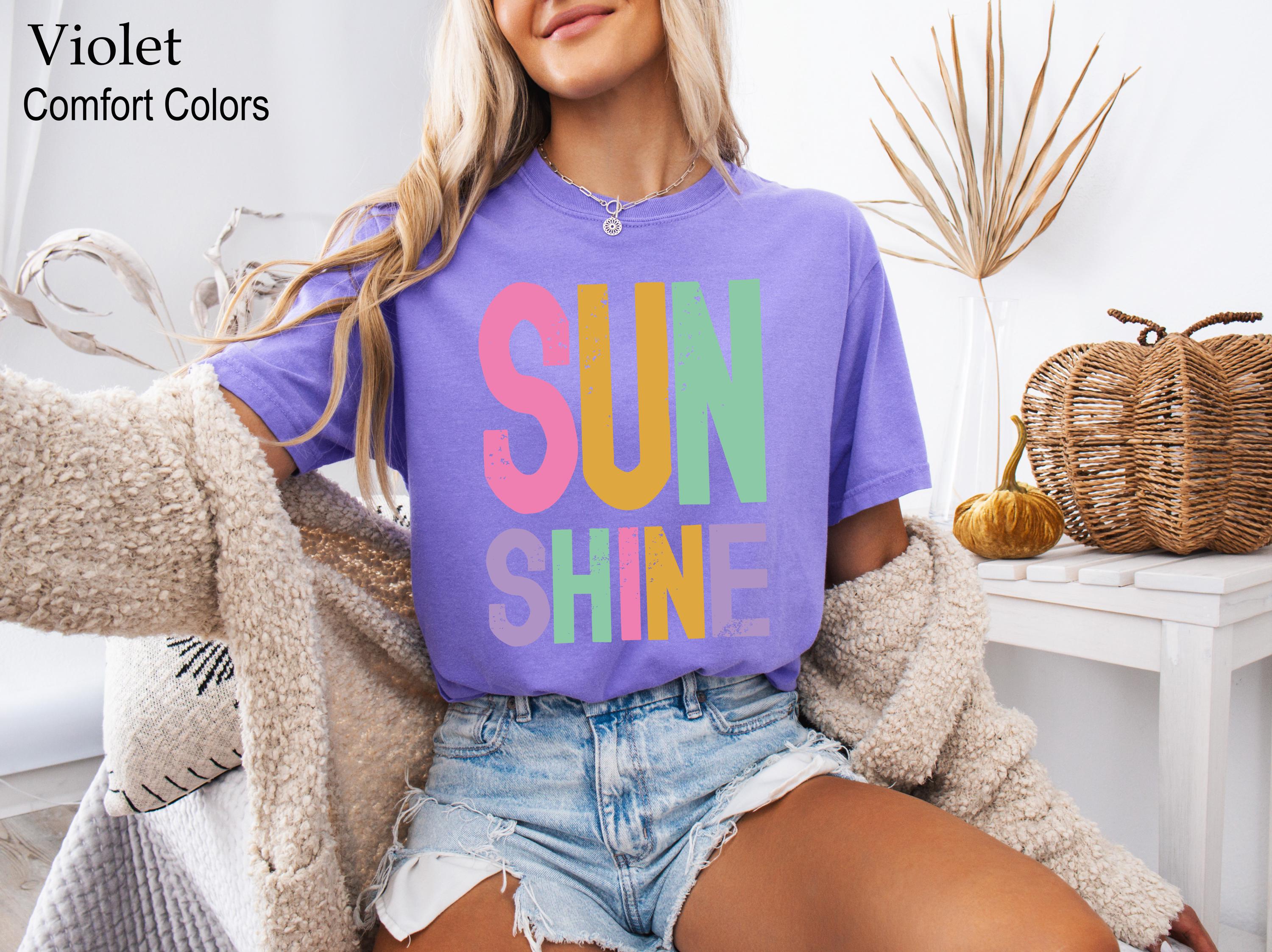 Sunshine T-Shirt, Vintage Sunshine Tee, Hello Sunshine T-Shirt, Retro Beach Vacation Tee, Beachy Vibes Shirts, You Are My Sunshine Shirt