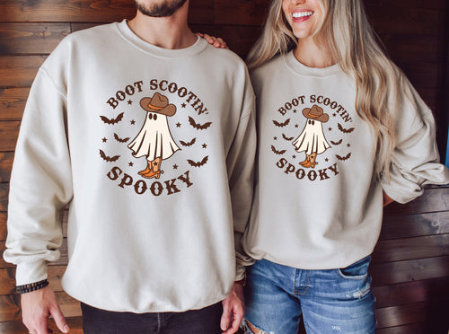Boot Scootin’ Spooky Cowboy Ghost Sweatshirt