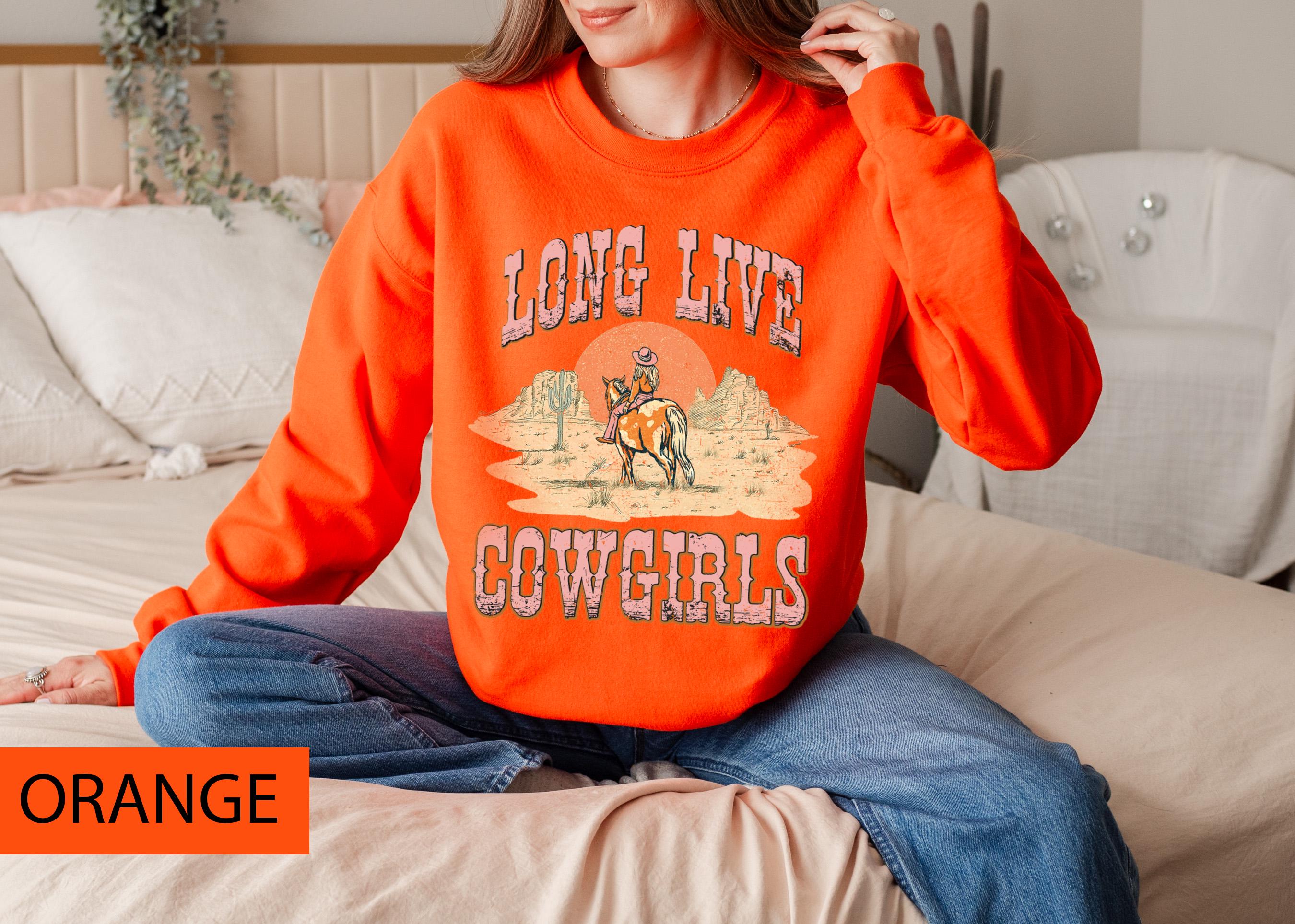 Long Live Cowgirls Sweatshirt, Western Sweatshirt, Vintage Sweatshirt, Country Girl Sweatshirt, Cowgirl Sweatshirt, Vintage Sweatshirt
