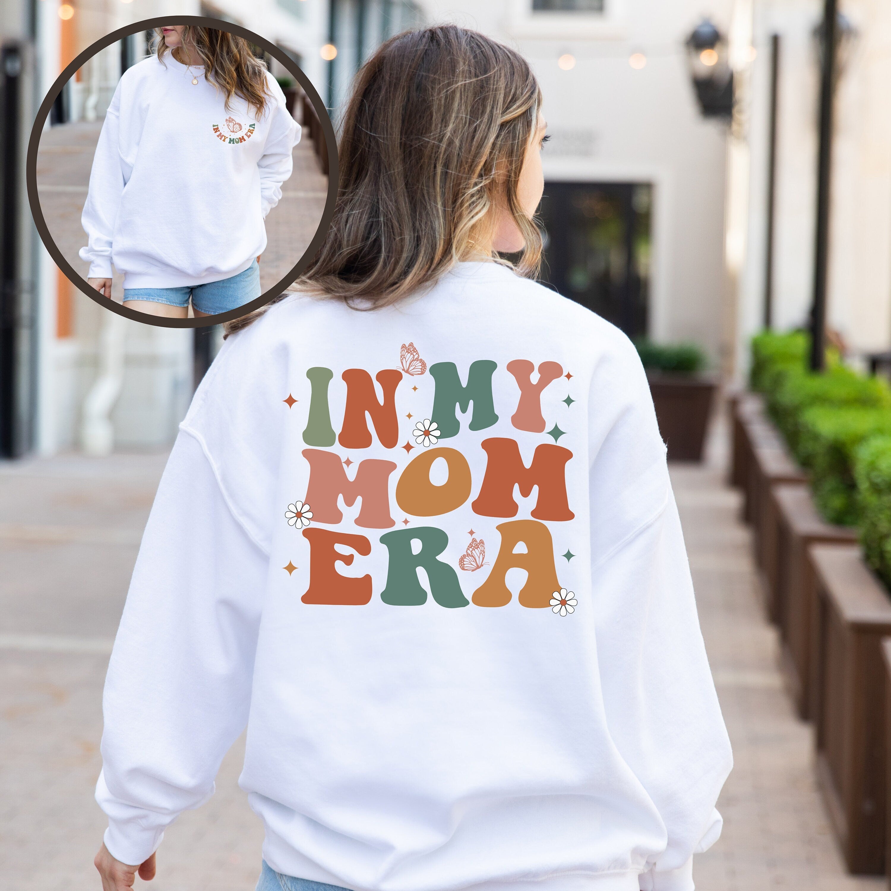 In My Mom Era Sweatshirt, Mom Sweatshirt, Boy Mom Sweatshirt, New Mom Gift, Gender Reveal, Era Sweat for Mom Gift For Mom, Mom Birthday Gift
