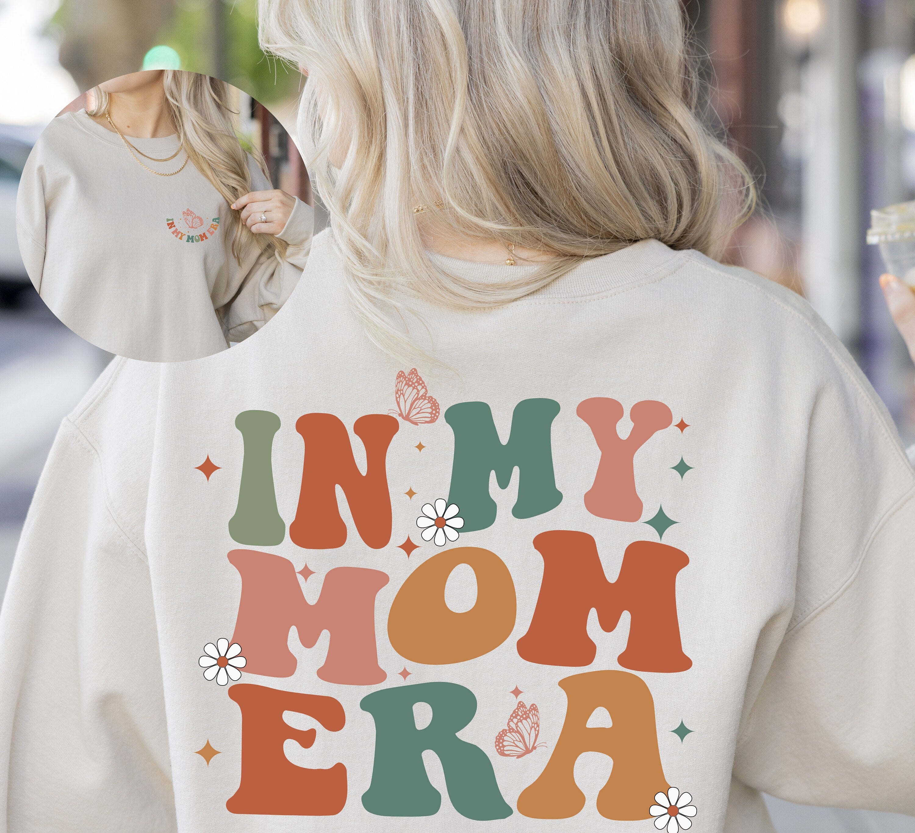 In My Mom Era Sweatshirt, Mom Sweatshirt, Boy Mom Sweatshirt, New Mom Gift, Gender Reveal, Era Sweat for Mom Gift For Mom, Mom Birthday Gift