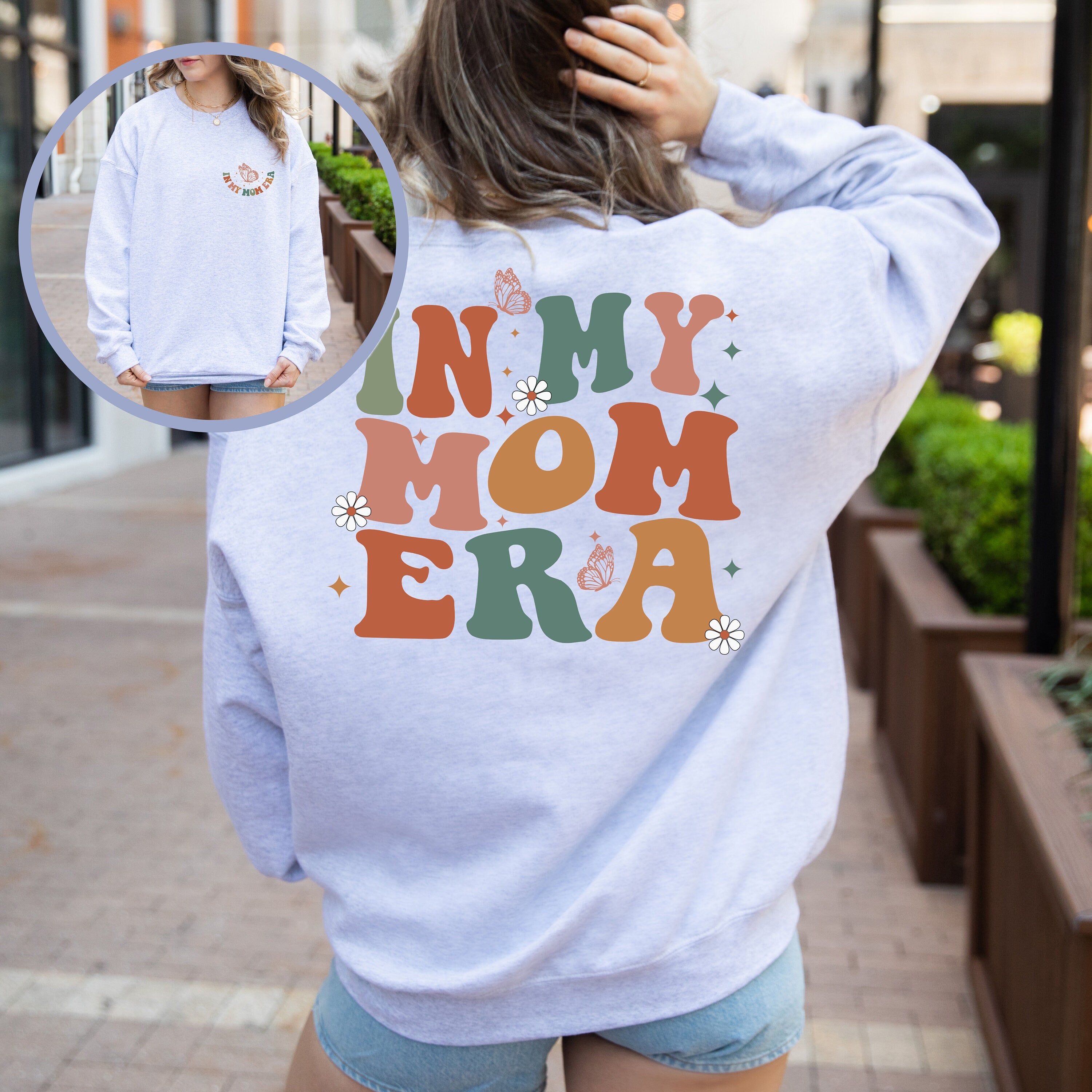 In My Mom Era Sweatshirt, Mom Sweatshirt, Boy Mom Sweatshirt, New Mom Gift, Gender Reveal, Era Sweat for Mom Gift For Mom, Mom Birthday Gift