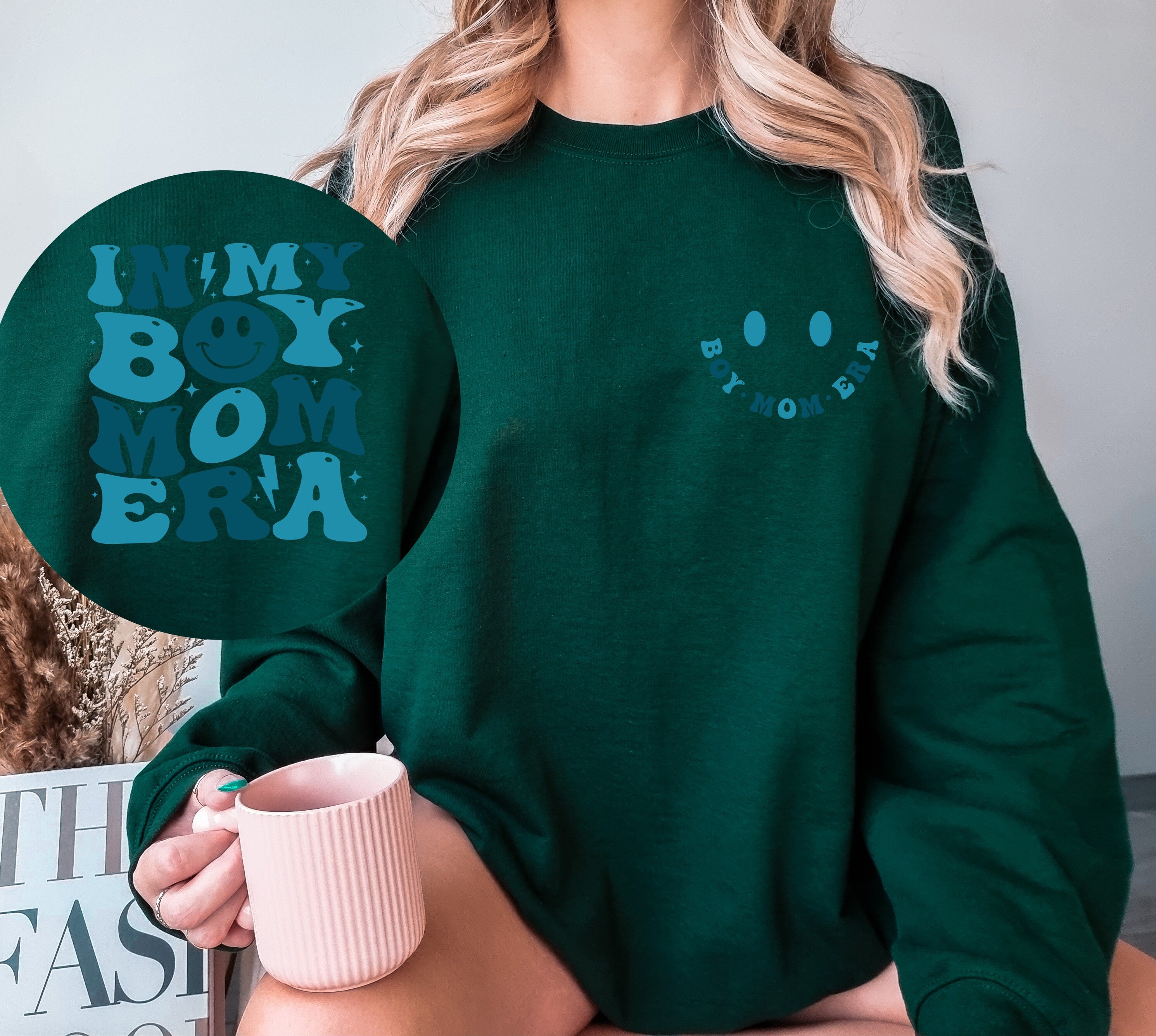 In My Boy Mom Era Sweatshirt, Boy Mama Sweatshirt, Boy Mom Club, Boy Mom Sweatshirt, New Mom Gift, Gender Reveal, Expecting Mom Gift