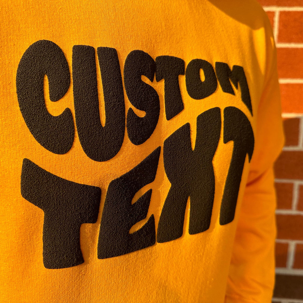 Print Team Name Sweatshirt, Custom Puff, Personalized School Sweater, Embossed Mascot, School Spirit Shirts, Comfort Colors, 3D Puff