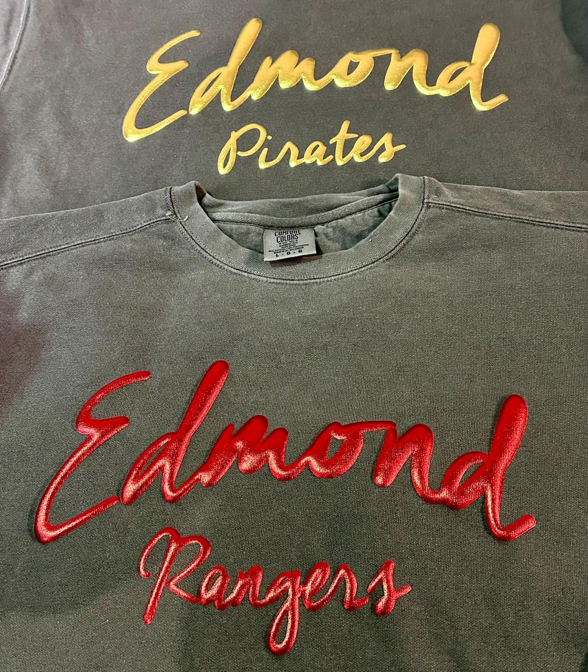 Print Name TShirt, Custom Puff, Personalized puff, Embossed Design Customized, Comfort Colors Shirt, Metallic Puff Print, Mothers Day