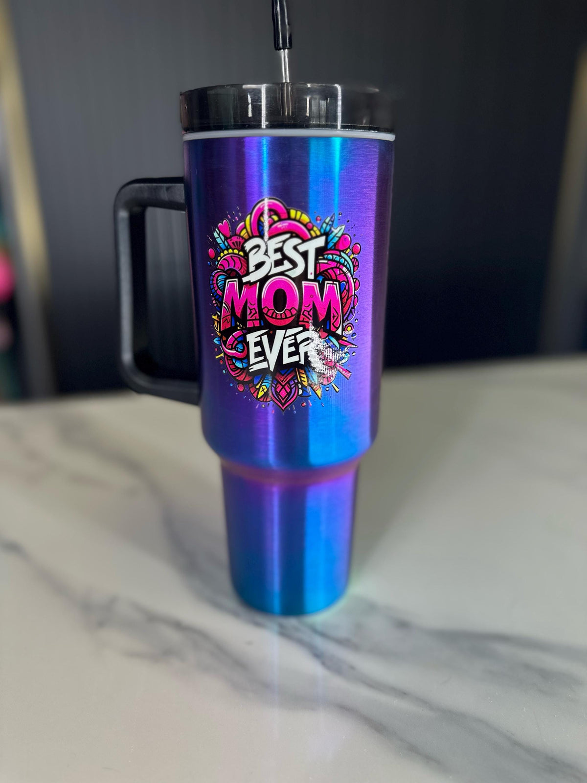 40 oz Tumbler, Best Mom Ever, Best Gift For Mama, Gift for Her, Gift For Mom, Tumbler for Mama, Mama, Mom, Mommy, Mom Gift, Mothers Day Gift