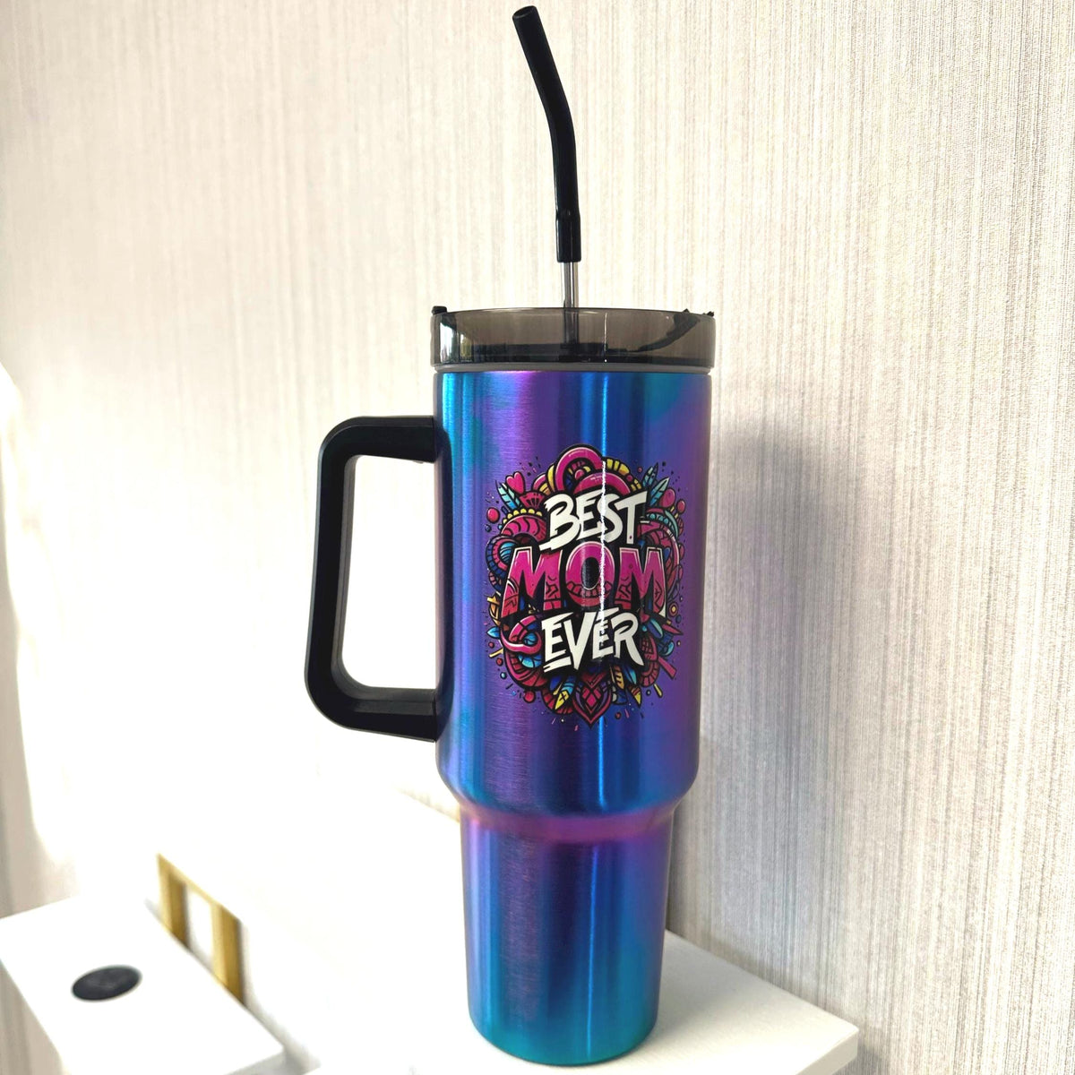 40 oz Tumbler, Best Mom Ever, Best Gift For Mama, Gift for Her, Gift For Mom, Tumbler for Mama, Mama, Mom, Mommy, Mom Gift, Mothers Day Gift