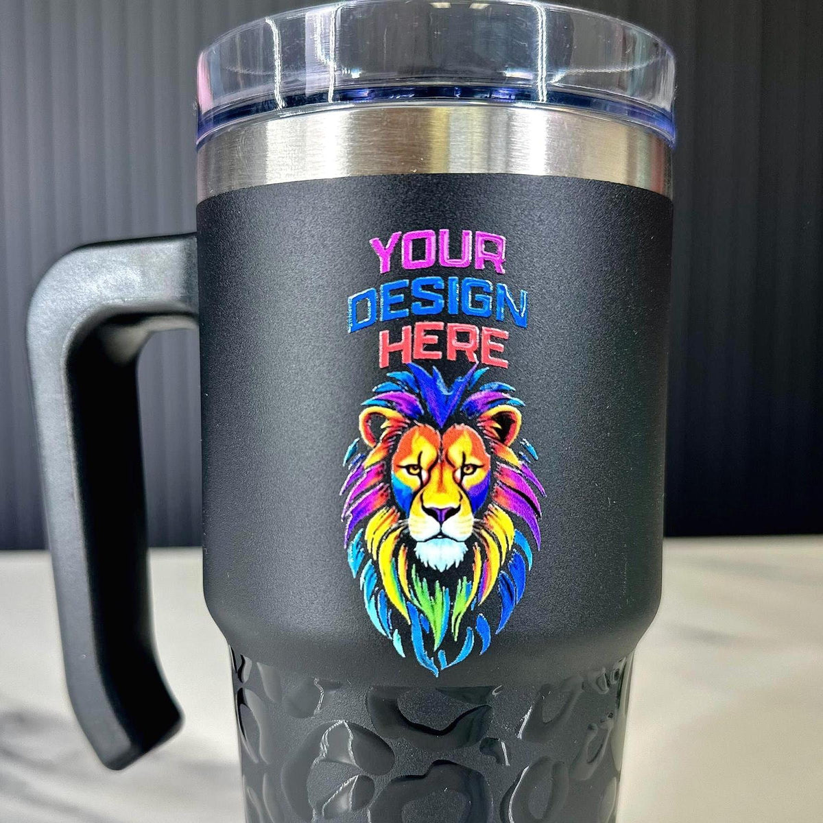 Personalized 40oz Tumbler with Handle & Straw, UV print TikTok Cup, Gift For Her, 40 oz, 30 oz, 20 oz Travel Mug, Gift for Him
