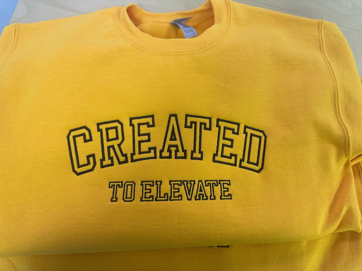 Custom Embroidered Varsity Crewneck, Embroidery Crewneck, Custom Embroidered Sweatshirt, Personalized Sweatshirt, Custom Gift, Custom Shirt