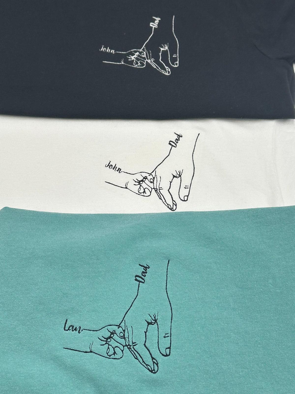 Custom embroidered Dad Shirt with Kids Name, Dad shirt, Custom Name Shirt, Grandpa Shirt, Father's Day Gift, Gift For Dad, New Dad Shirt