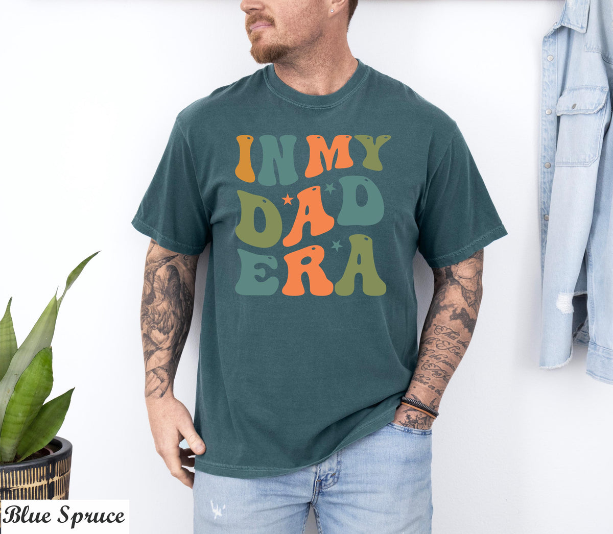 Gift For Dad, Comfort Colors In My Dad Era Shirt, New Dad Shirts, Dada Shirt, Dad Shirts, Father Shirt, Dad Announcement, Fathers Day Gift