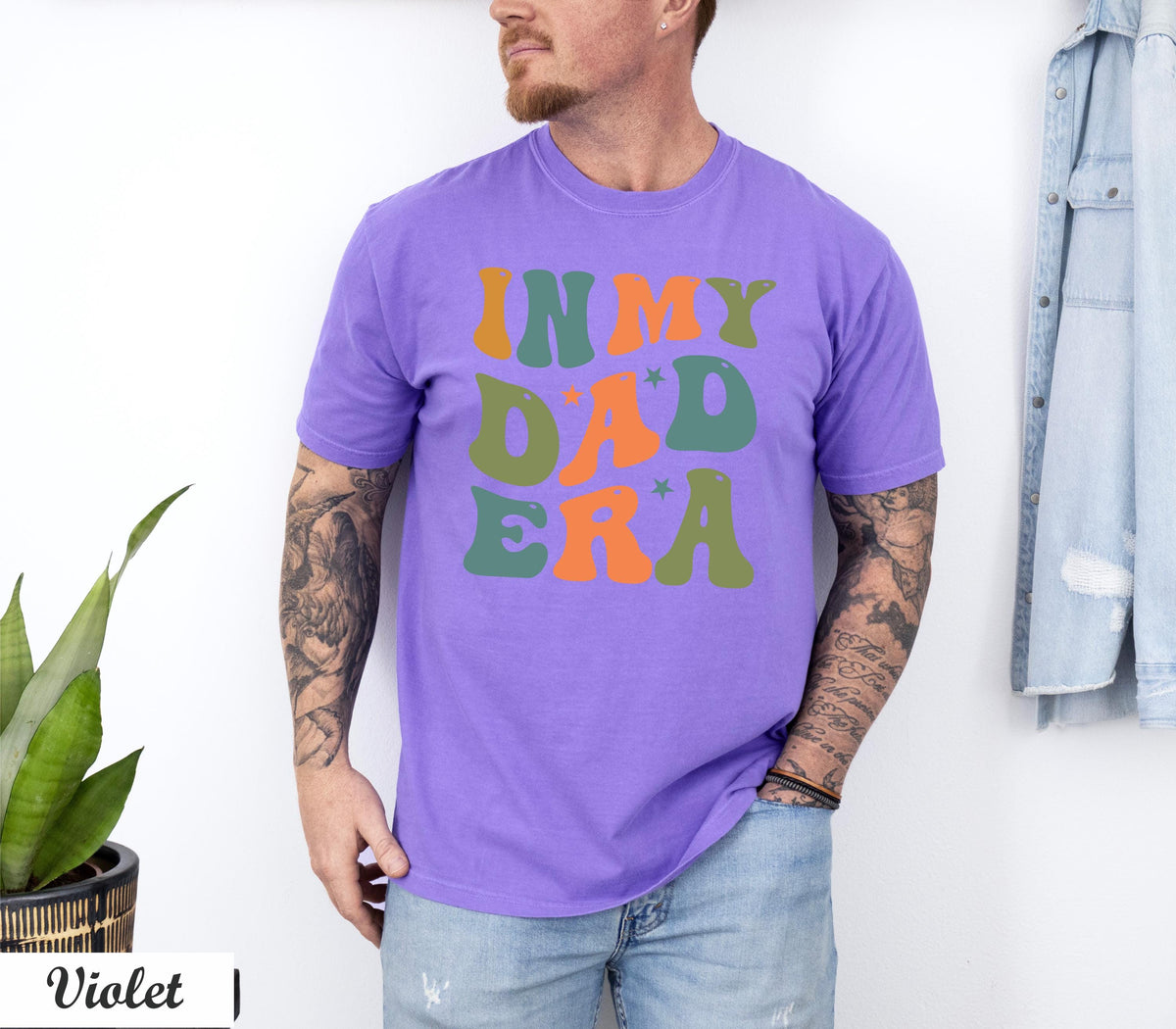Gift For Dad, Comfort Colors In My Dad Era Shirt, New Dad Shirts, Dada Shirt, Dad Shirts, Father Shirt, Dad Announcement, Fathers Day Gift