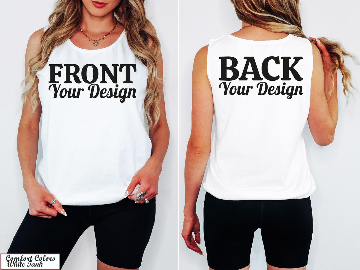 Comfort Colors Front And Back Custom Shirt, Custom Shirt, Inspired Text, Custom Text Shirt, Front and Back Personalized Shirt, Team Shirt