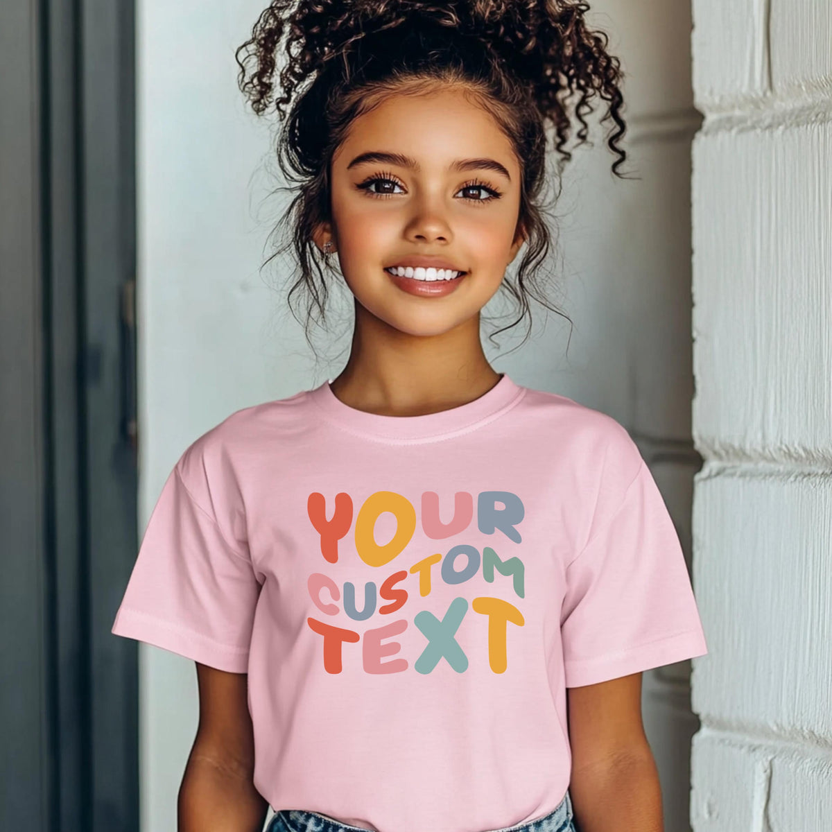 Retro Custom Text Bodysuit, Custom Wording Baby Onesie, Your Custom Text Onesie, Personalized Onesie Custom Design Snap Suit Wavy Shirt