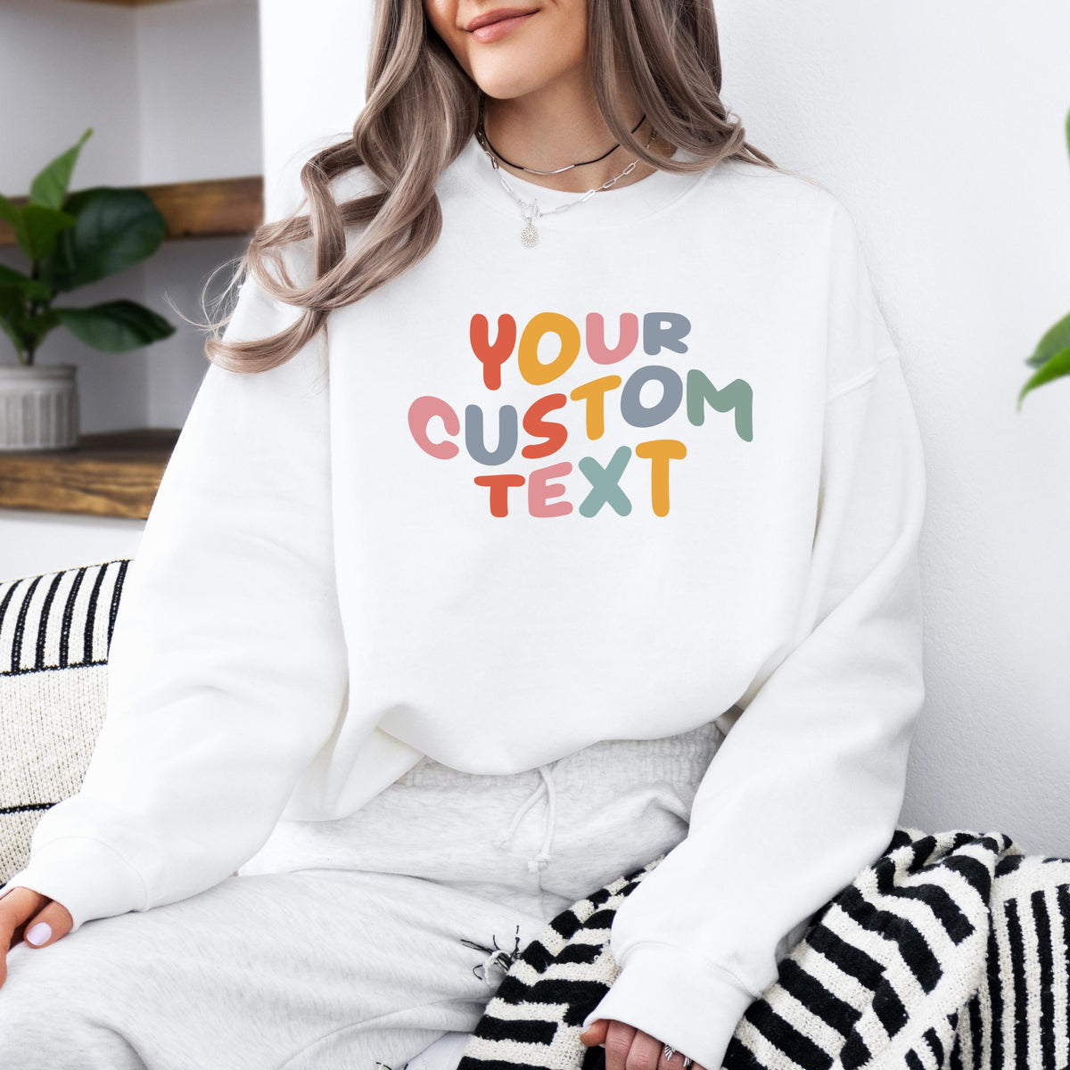 Retro Custom Text Bodysuit, Custom Wording Baby Onesie, Your Custom Text Onesie, Personalized Onesie Custom Design Snap Suit Wavy Shirt