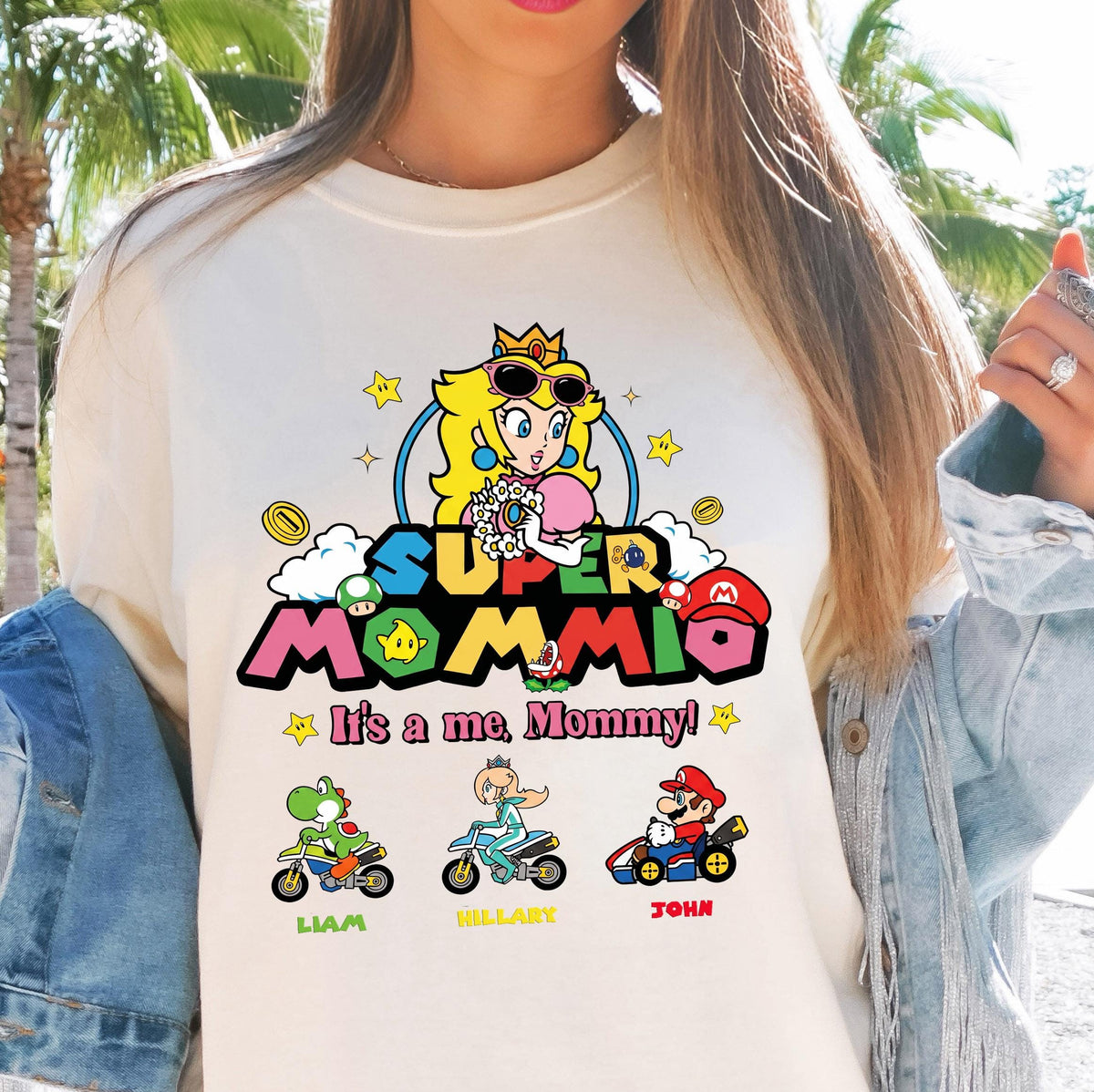 Mom Gaming T-Shirt: Retro Style - Soft Comfort Colors Fabric