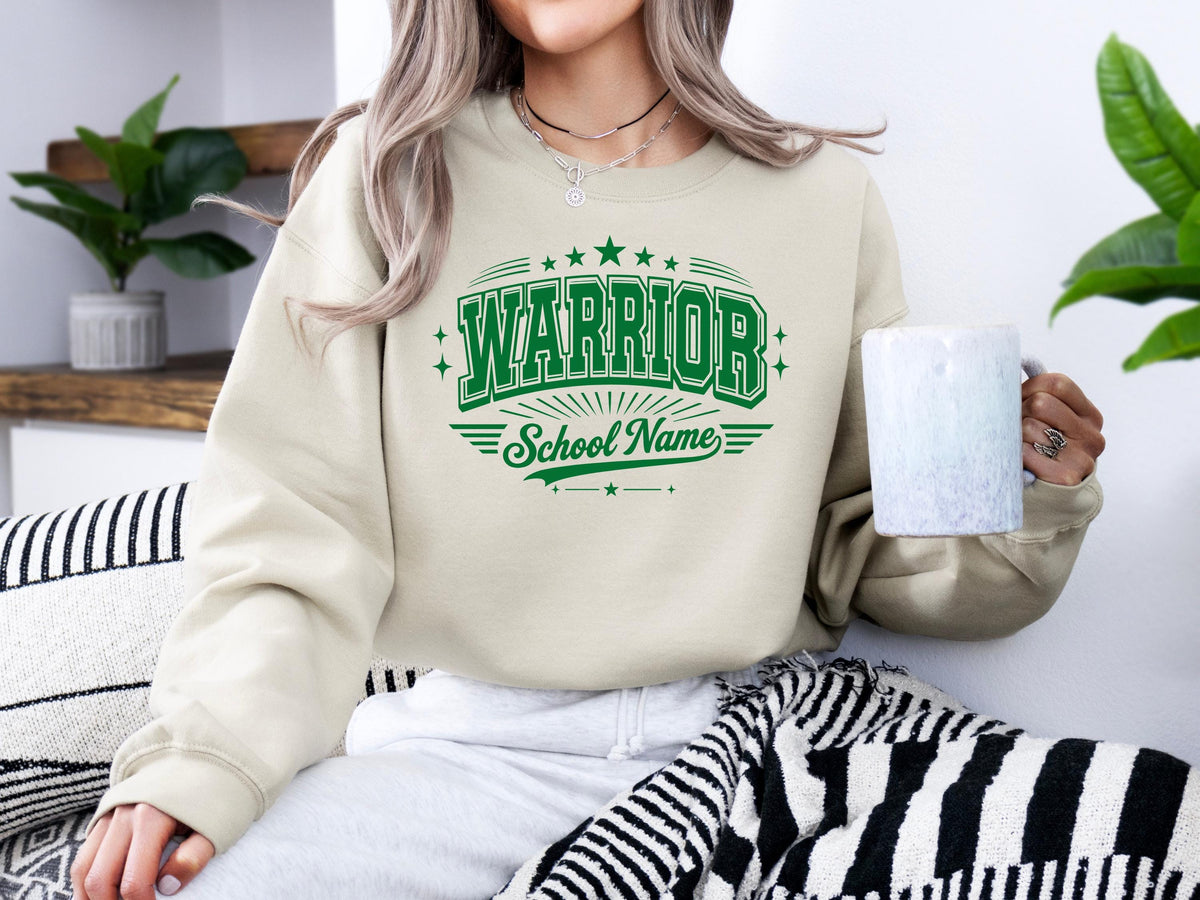Custom School Mascot Football Baseball Shirt, Personalized Spirit Tee | Unisex Fit