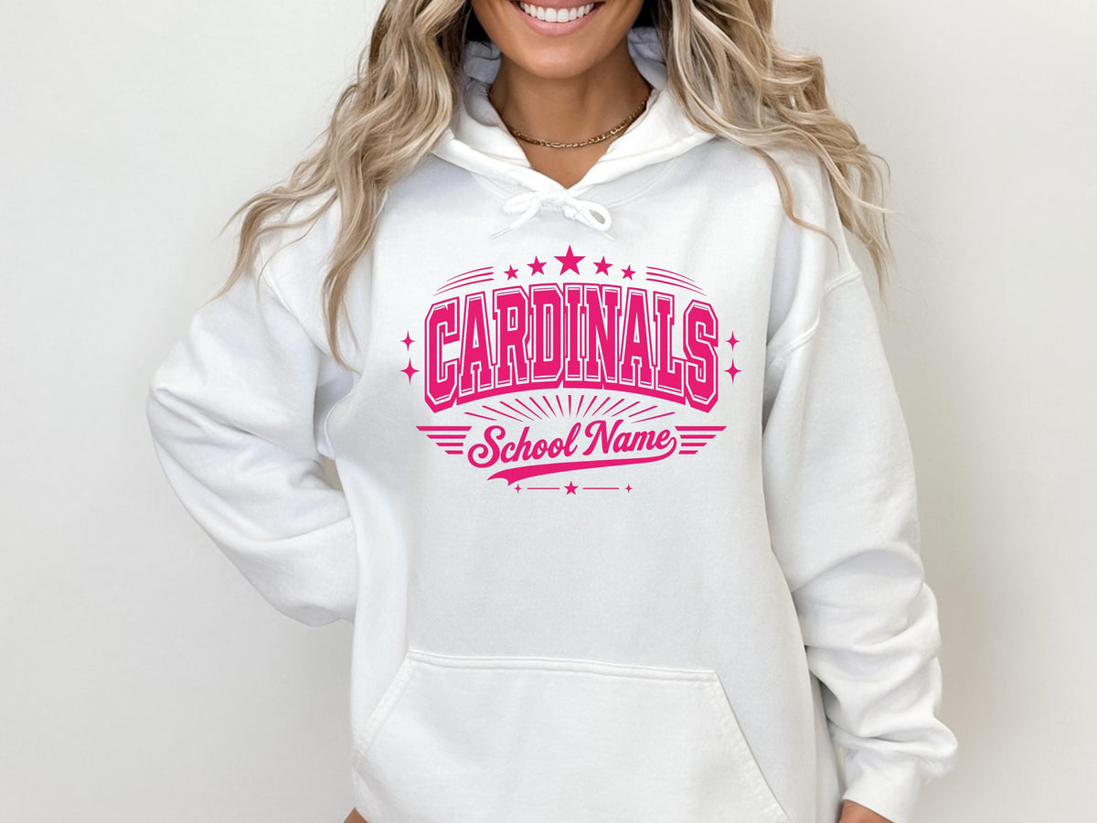 Custom School Mascot Football Baseball Shirt, Personalized Spirit Tee | Unisex Fit