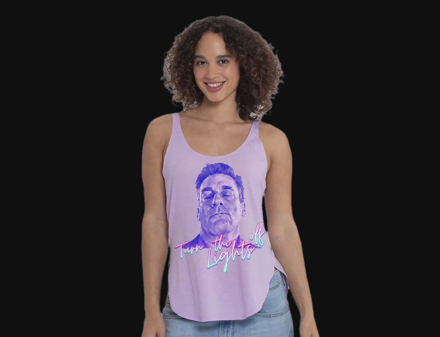 Turn The Lights Off Crop Top, Festival crop tank top, Party-Concert Shirt-Crop, Bachelorette Party Crop Tank, Trendy Streetwear Women Shirt, Dancing Meme